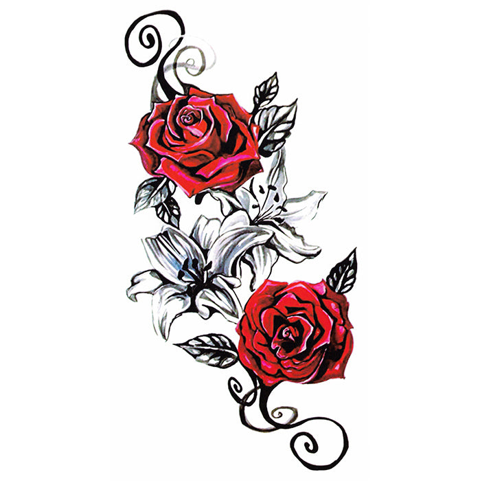 Lily & Roses 2 - INKOTATTOO